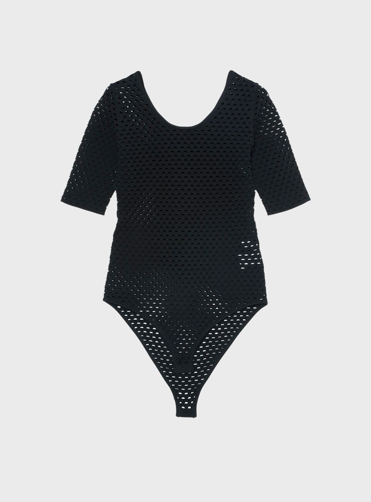 rメッシュニットボディースーツ