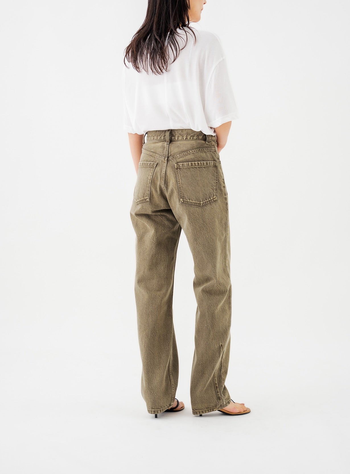 rフェードダイストレートデニム