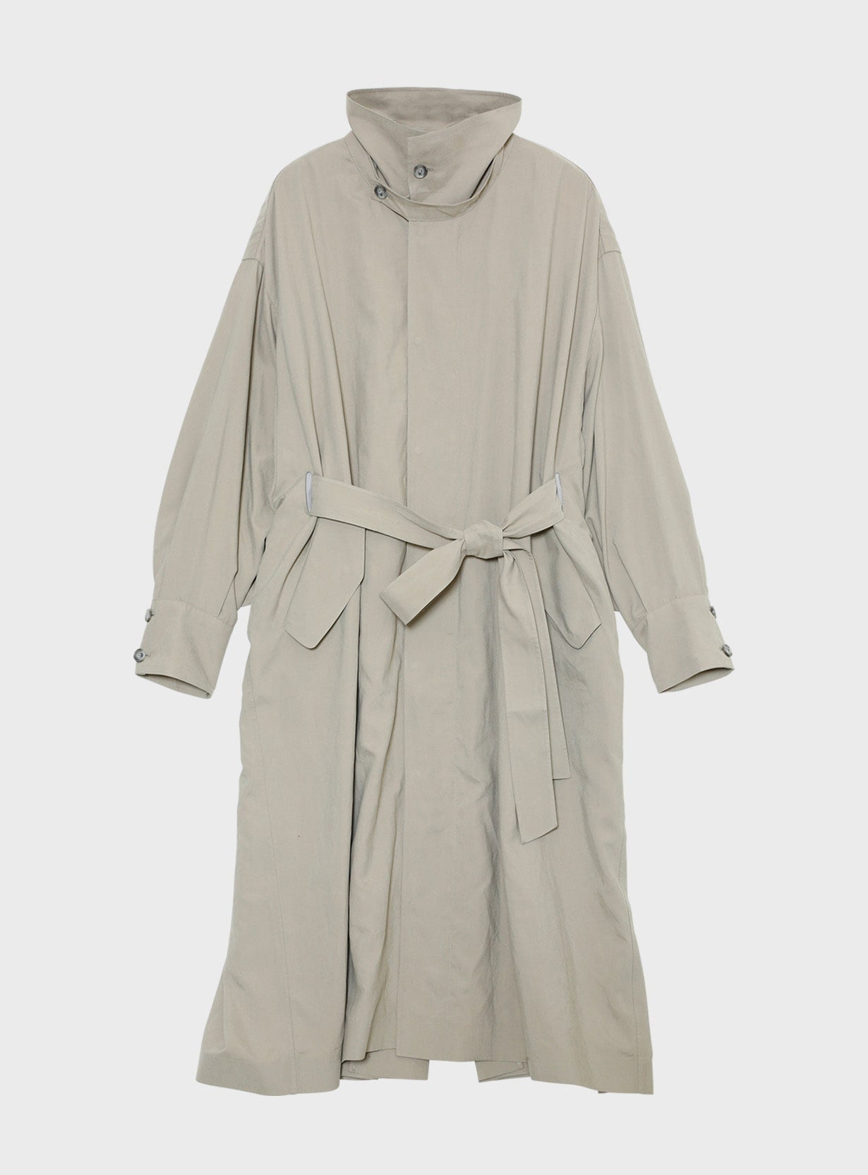 rピーチブラッシュドオーバーコート