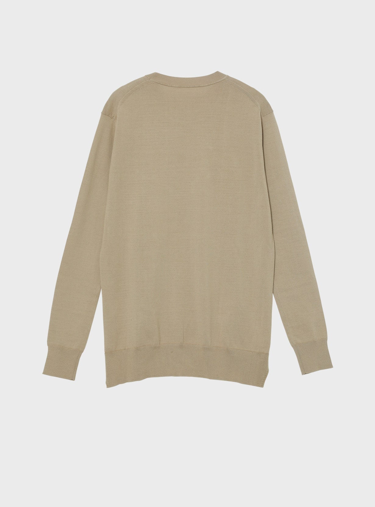 rコットンシルクスリットプルオーバー