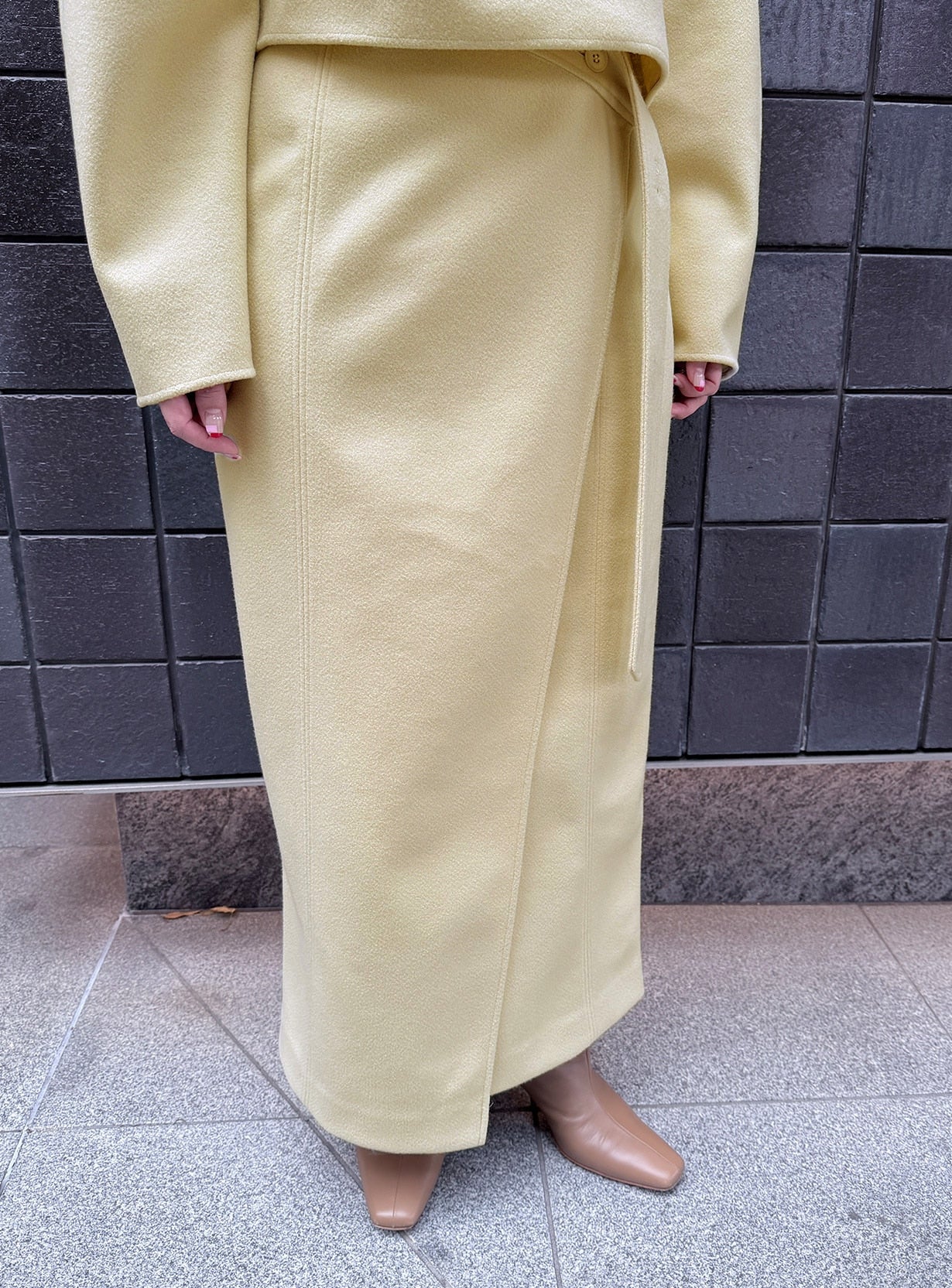 ニードルストレッチスカート