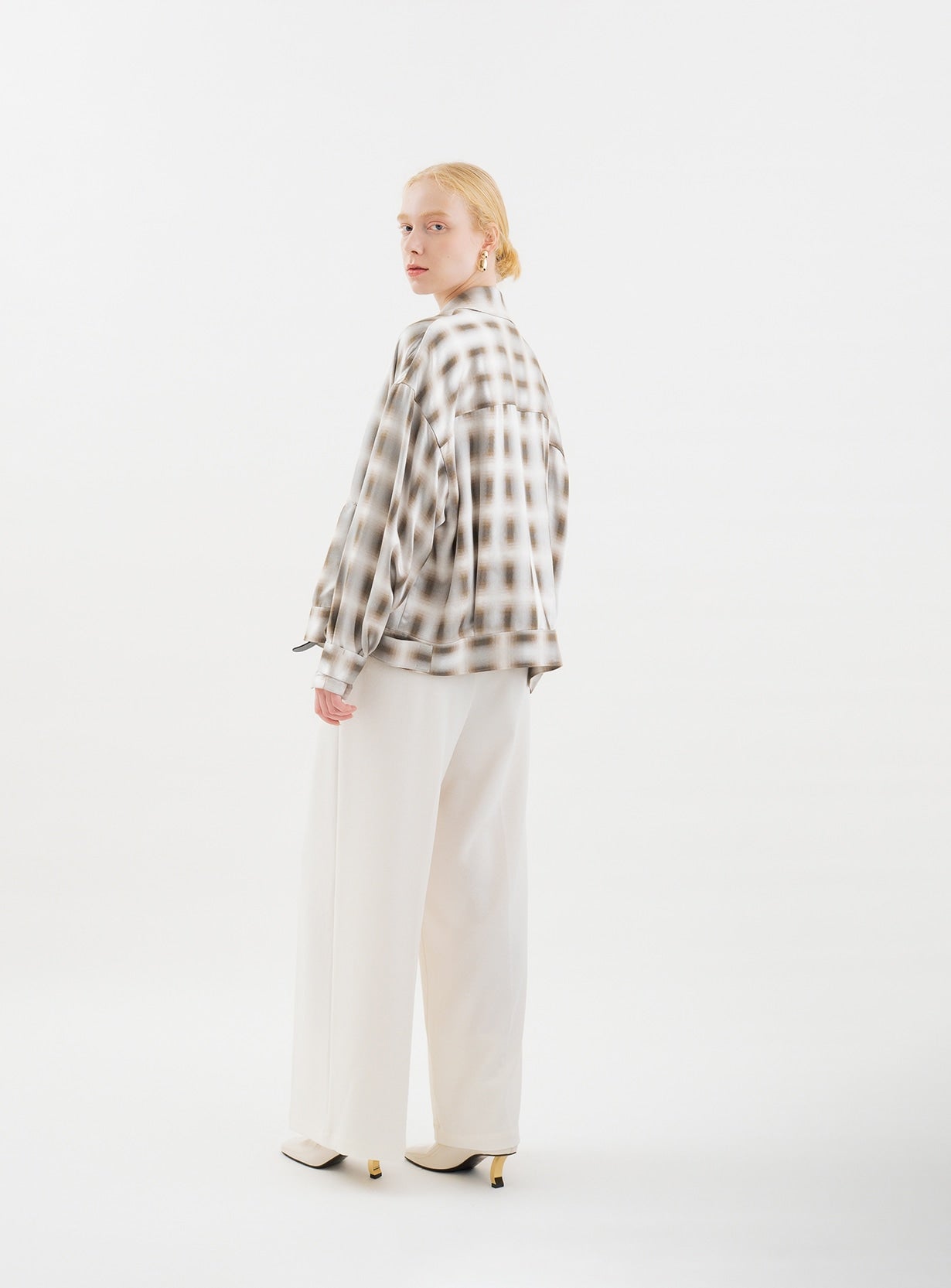 フレームワークチェックシャツ