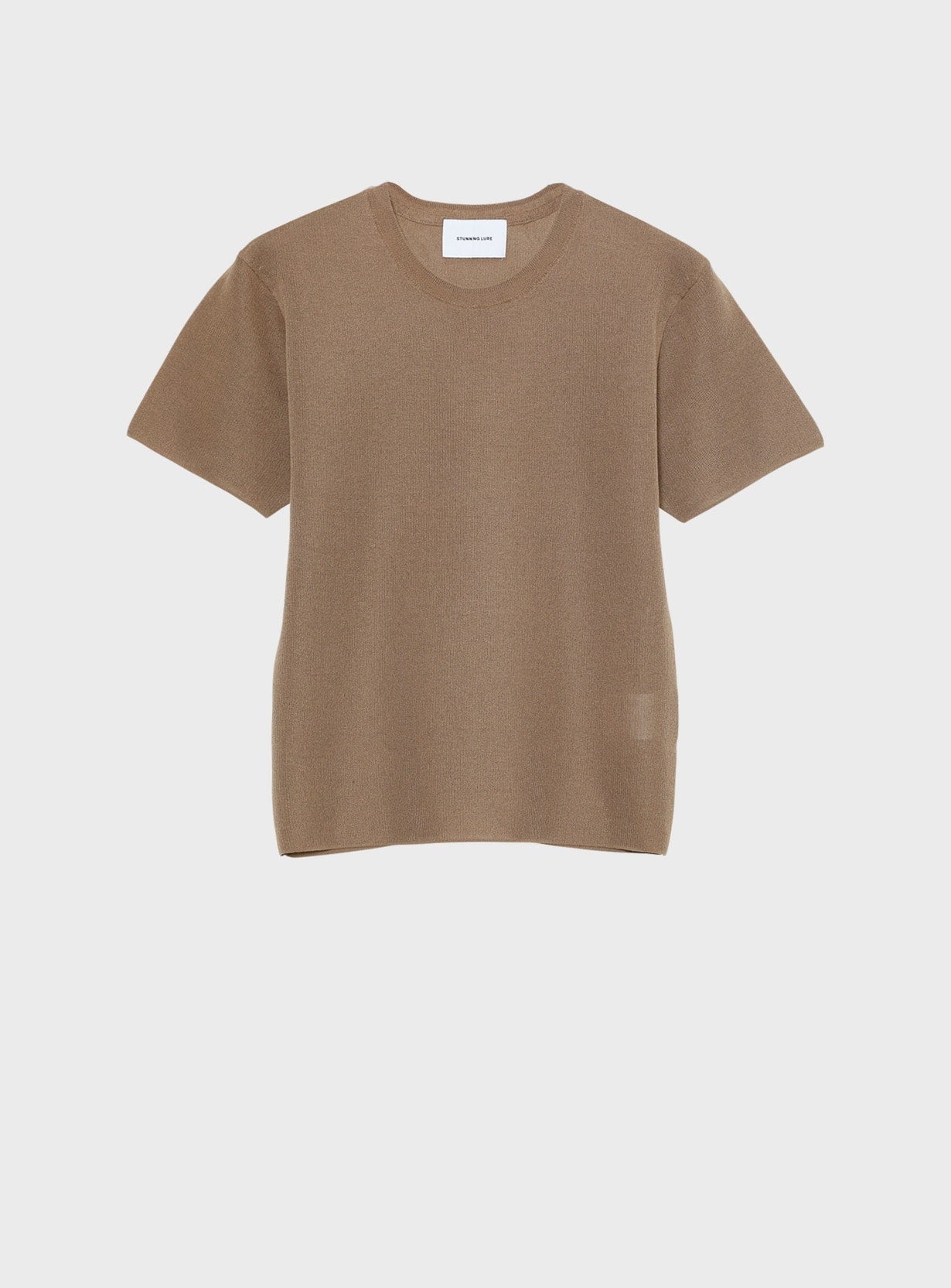 スムースニットTシャツ