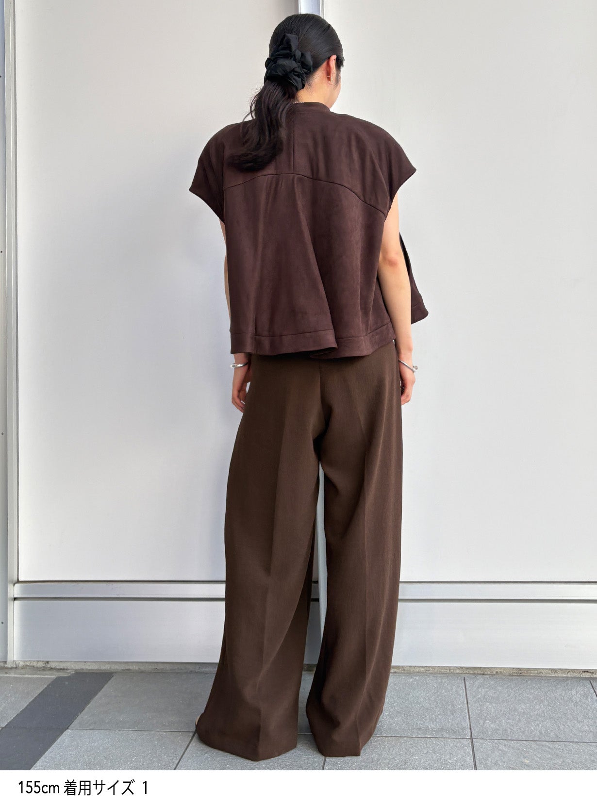 rスウェードAラインベスト