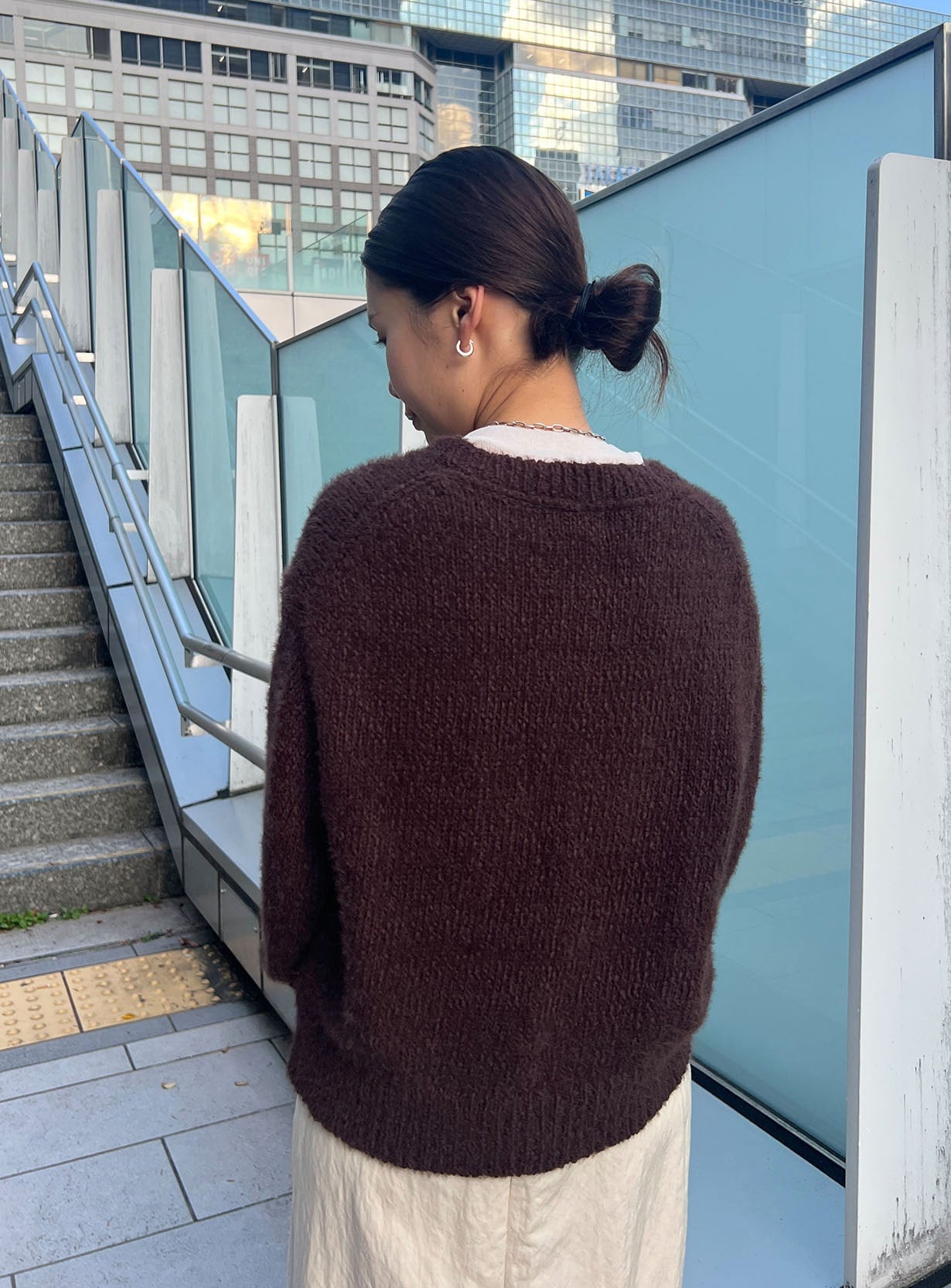 スラブリリーフェザープルオーバー