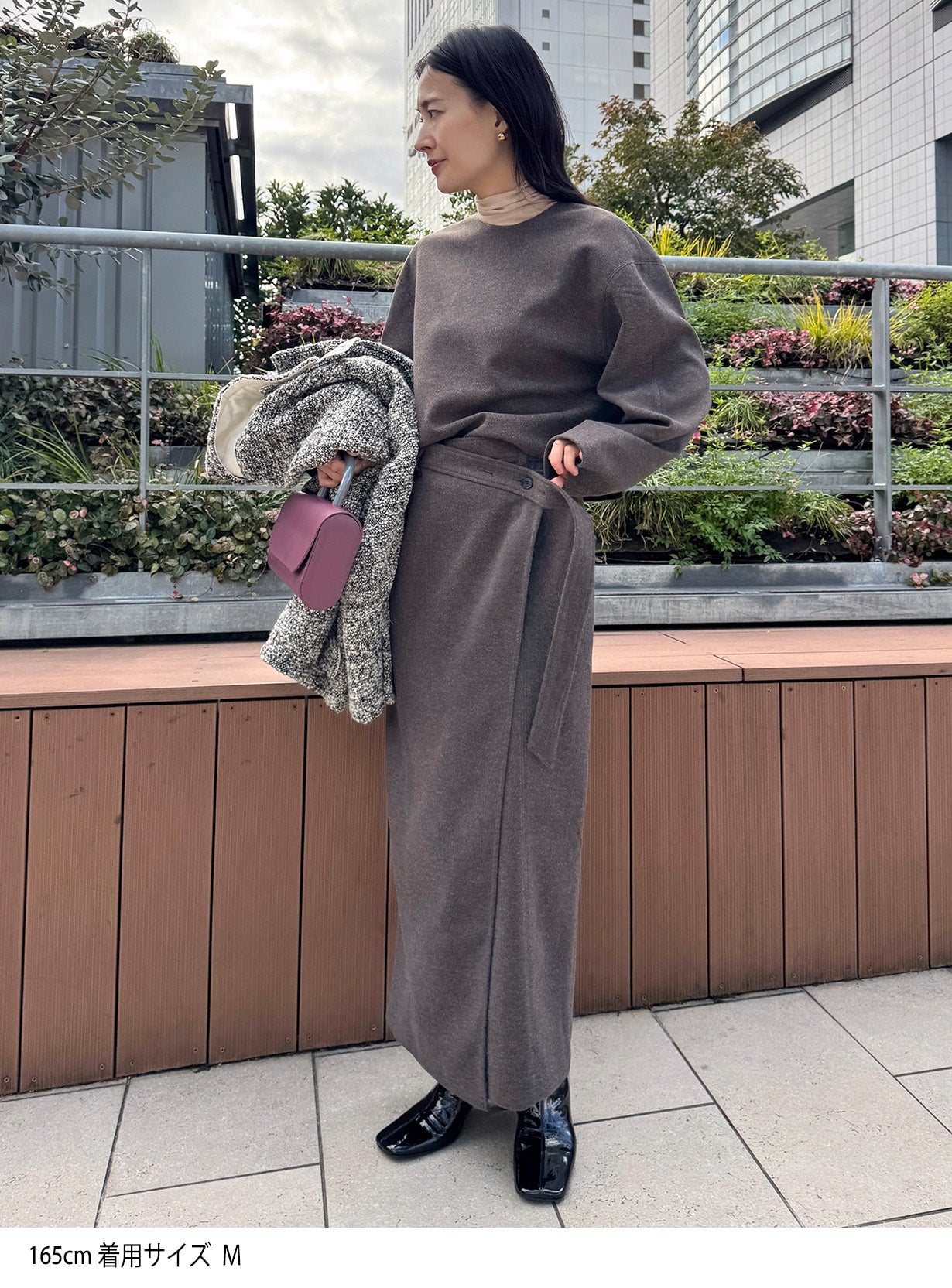 ニードルストレッチプルオーバー