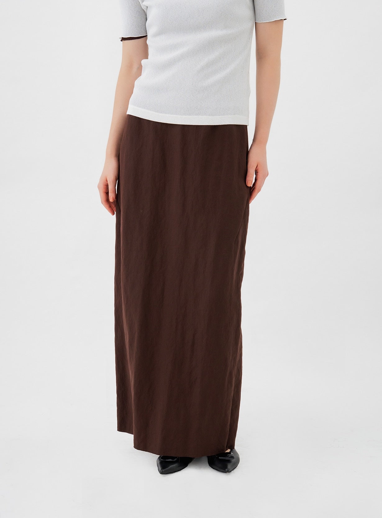 ツイルペンシルスカート