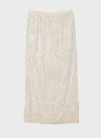 フロッキーベロアスカート