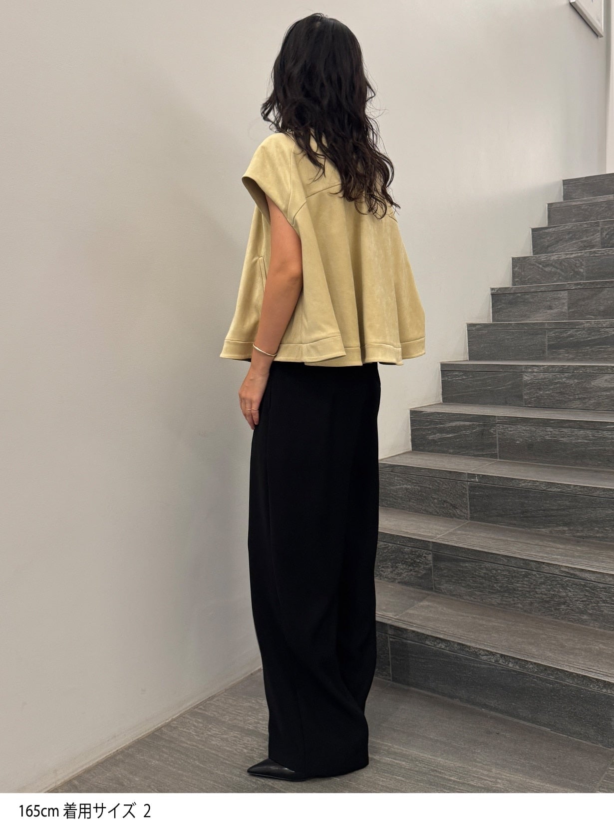 rスウェードAラインベスト