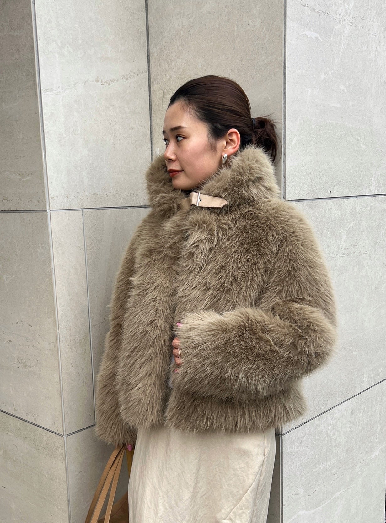 フェイクファーブルゾン