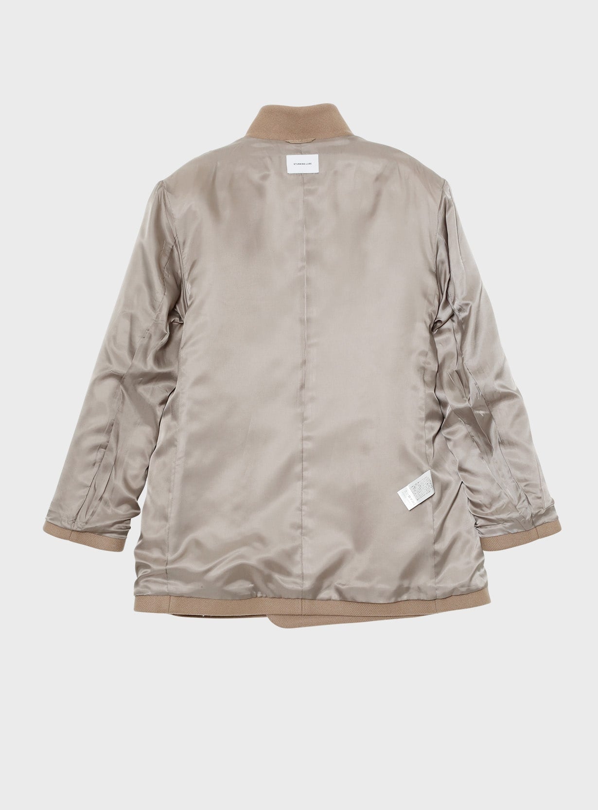 スタンドカラーメルトンコート