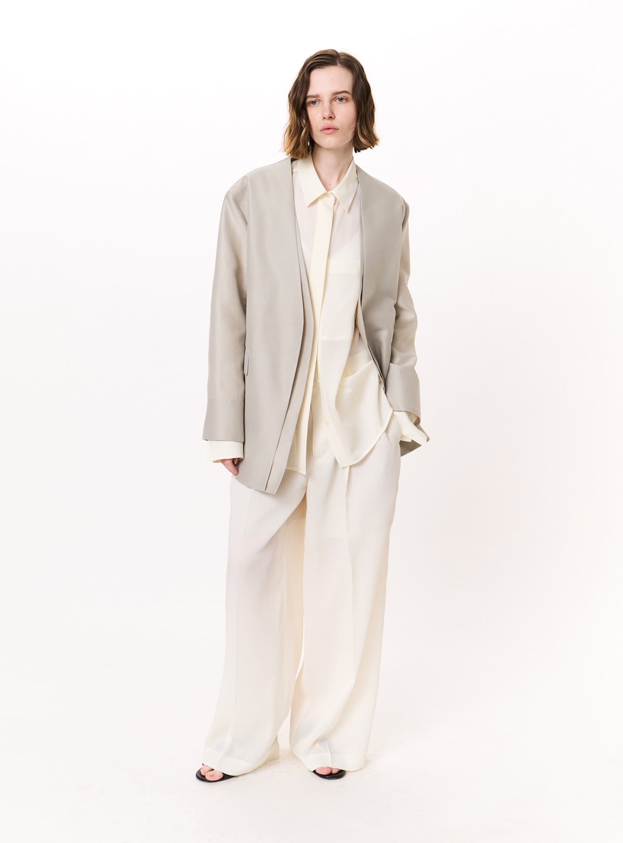 rカラーレスシアージャケット