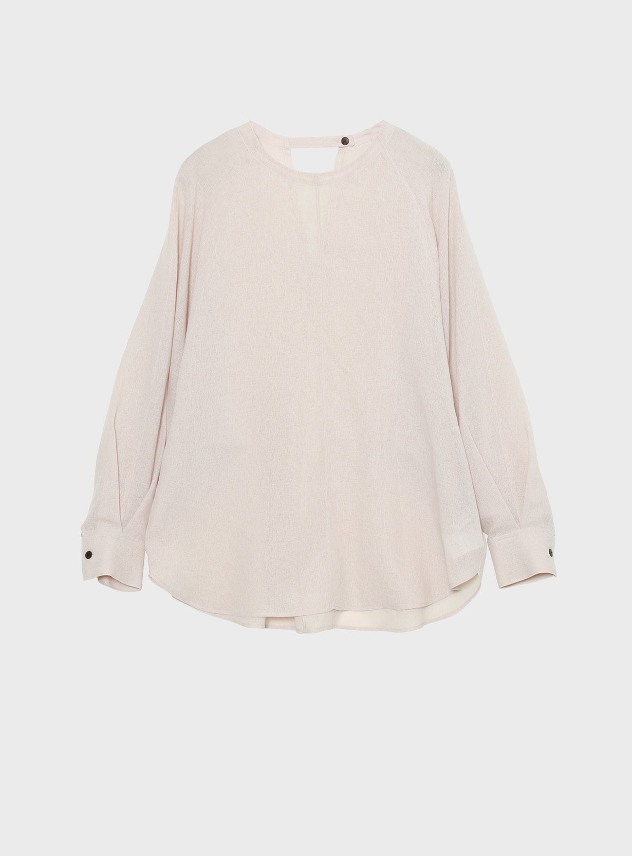 ガーゼラウンドシャツ