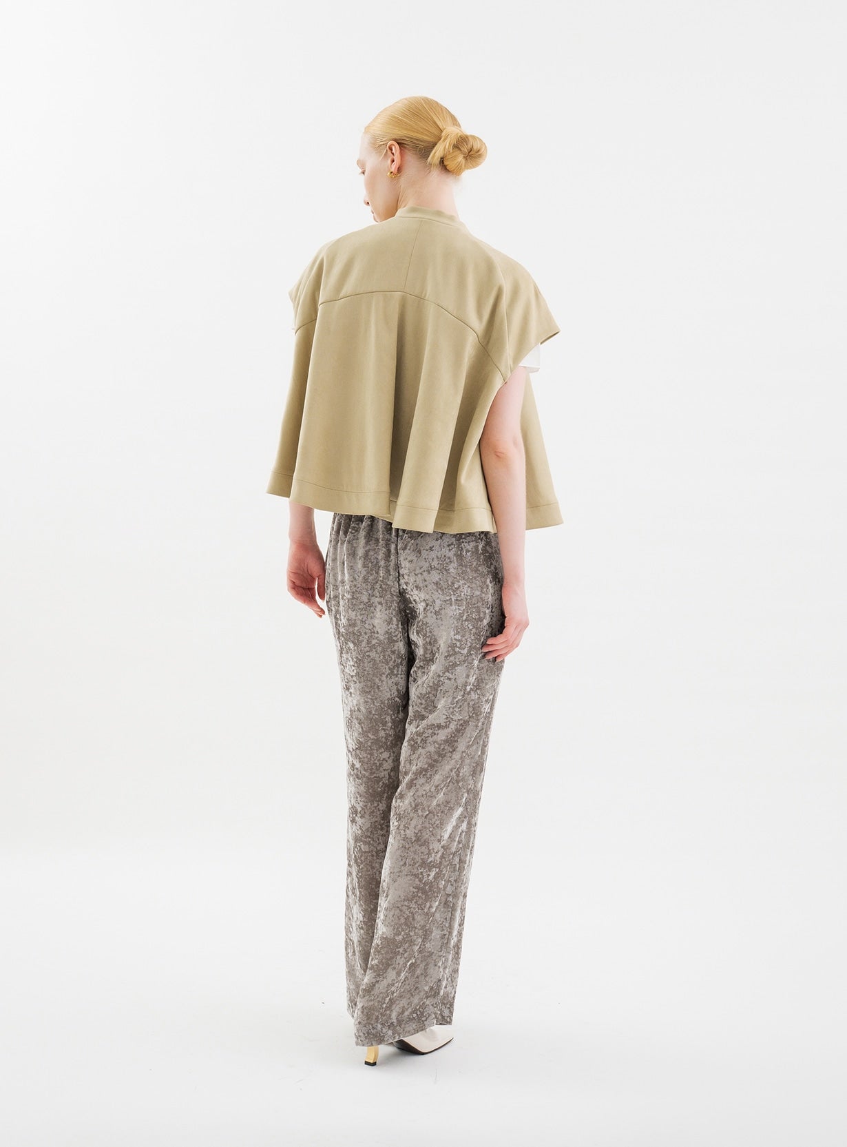 シアーベルベットパンツ