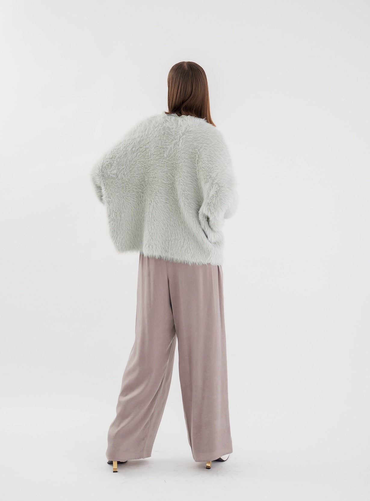 ピーチサテンイージーパンツ