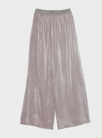 ピーチサテンイージーパンツ