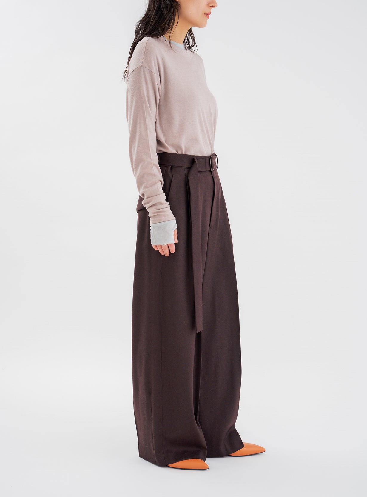 ウールフライスルーズロンT