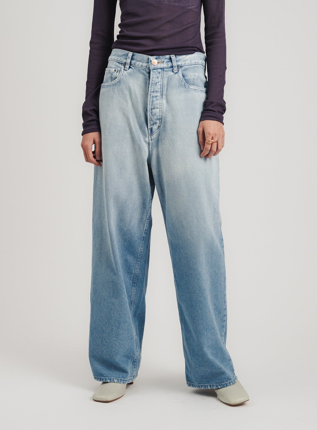 リメイクグラデーションデニム