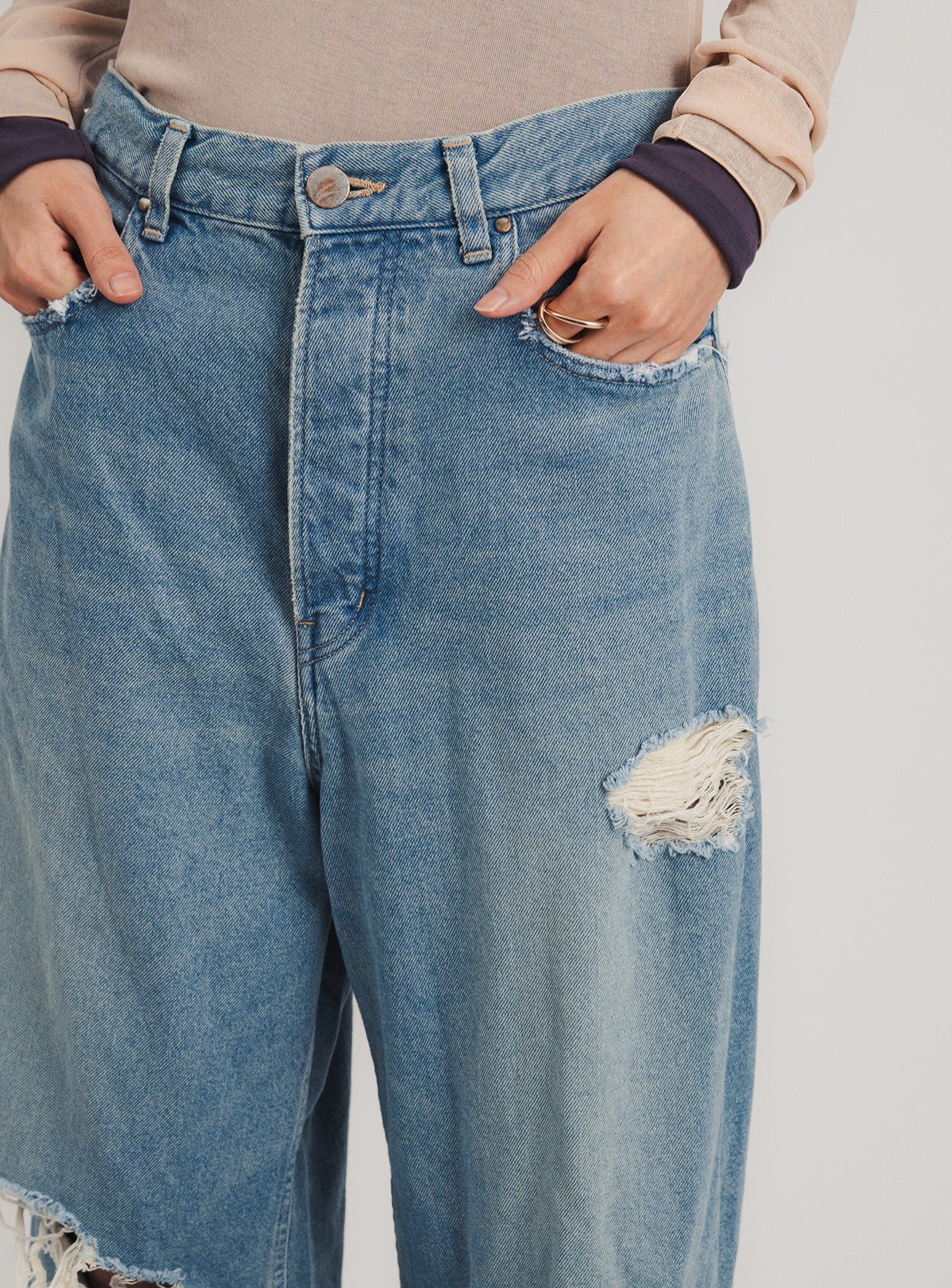 リメイククラッシュデニム