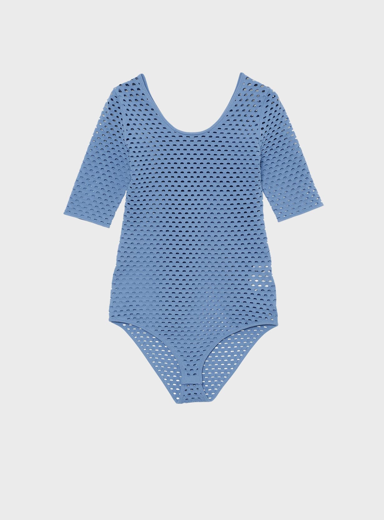 rメッシュニットボディースーツ