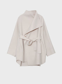 【予約商品】ファネルネックミドルコート