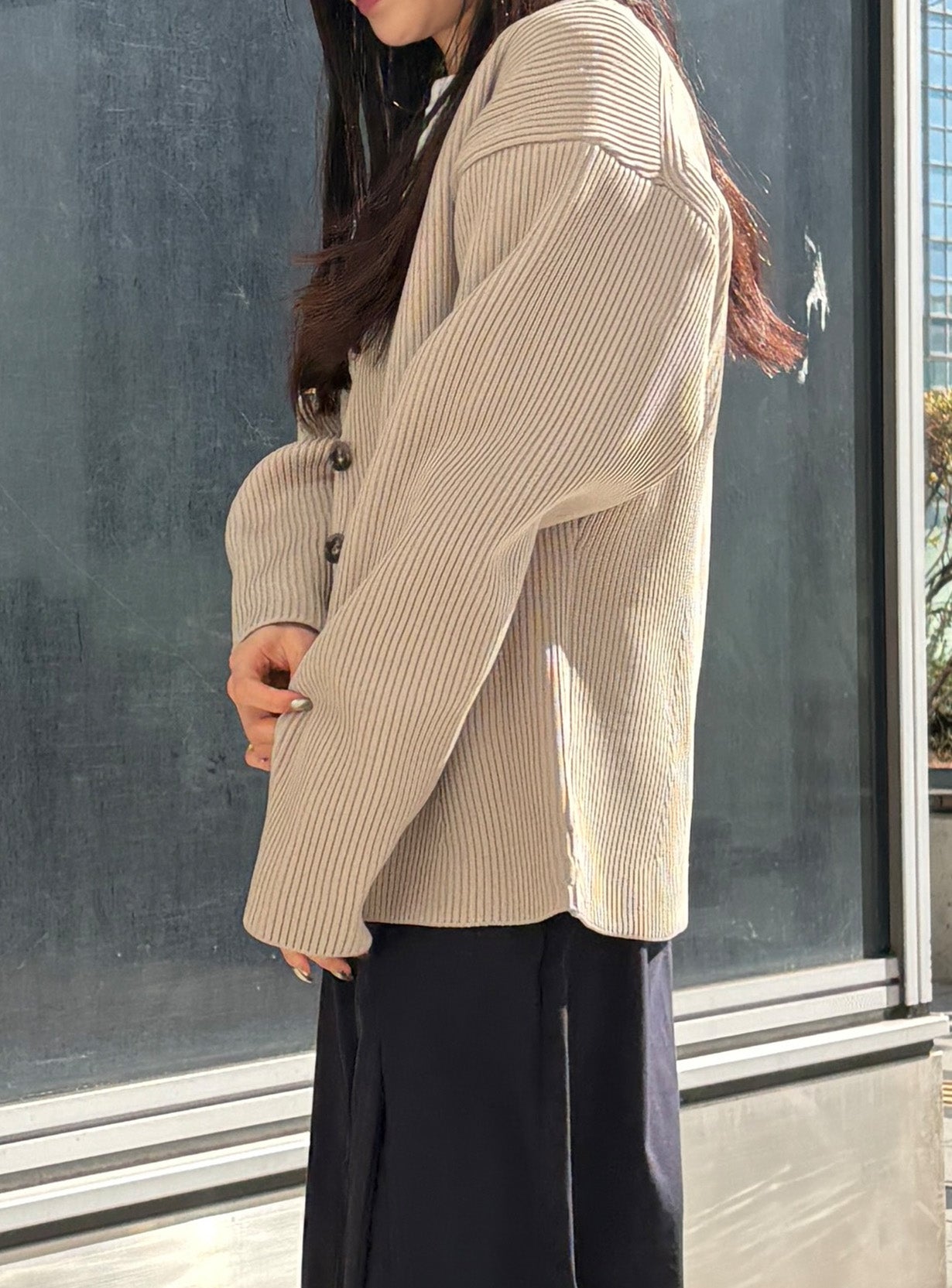 アモッサスリットカーディガン