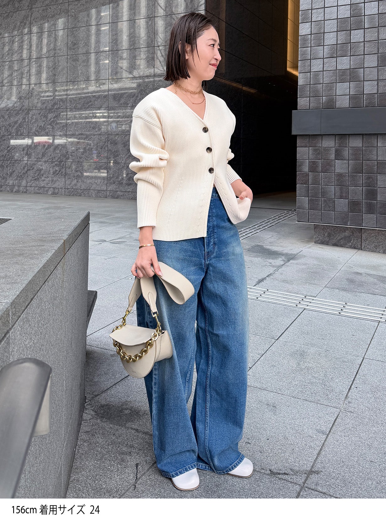 rミディーウォッシュドデニム