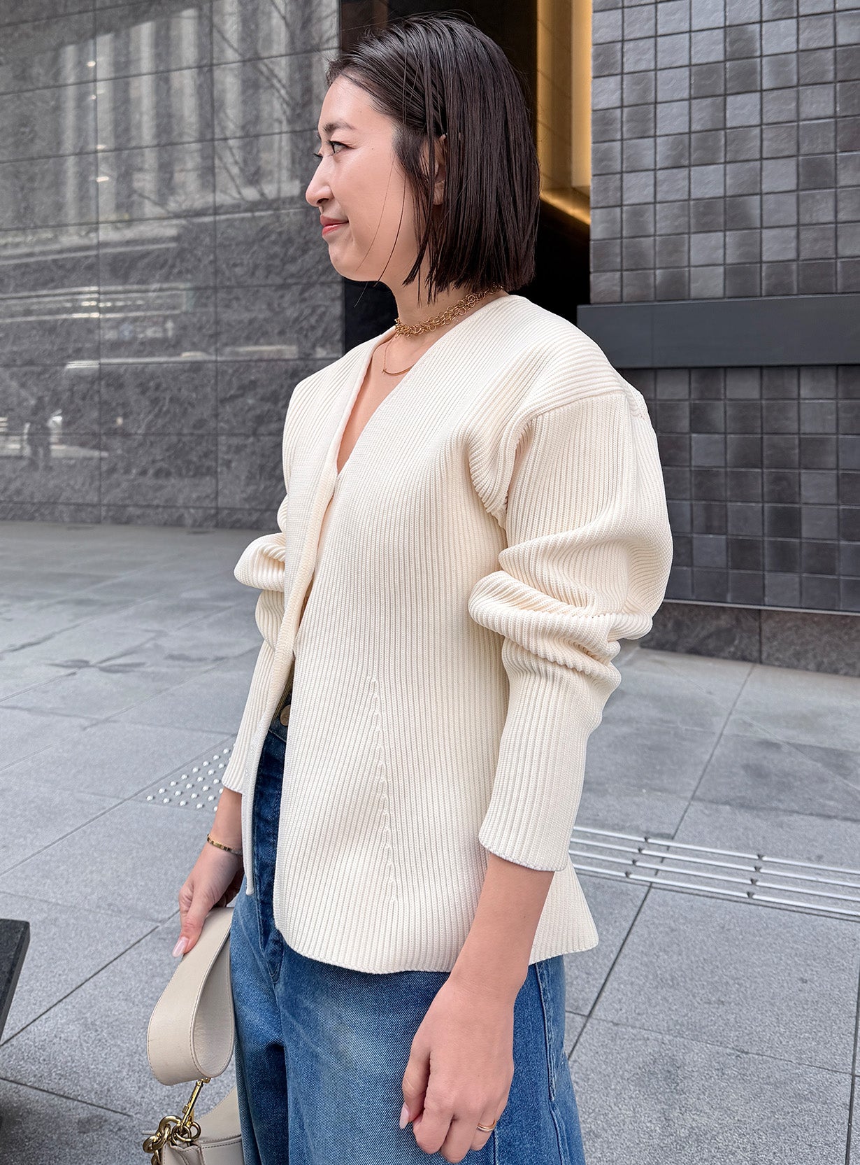 アモッサスリットカーディガン