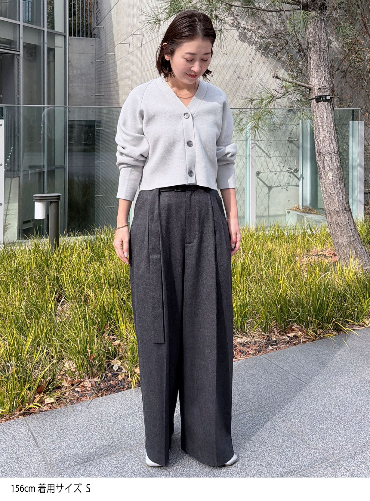 ダブルフェイスニットカーディガン