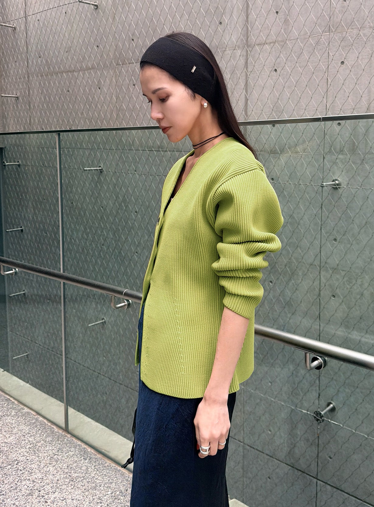 アモッサスリットカーディガン