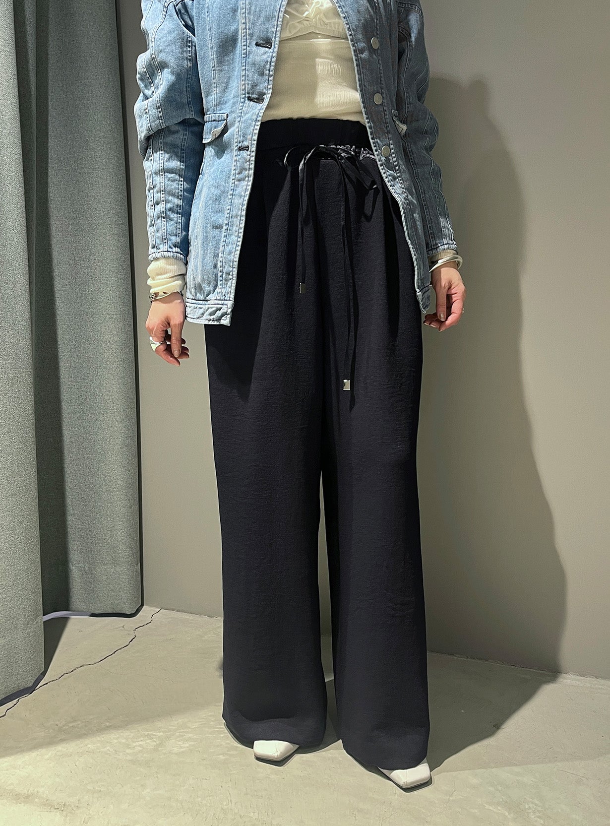 rジョーゼットトラックパンツ