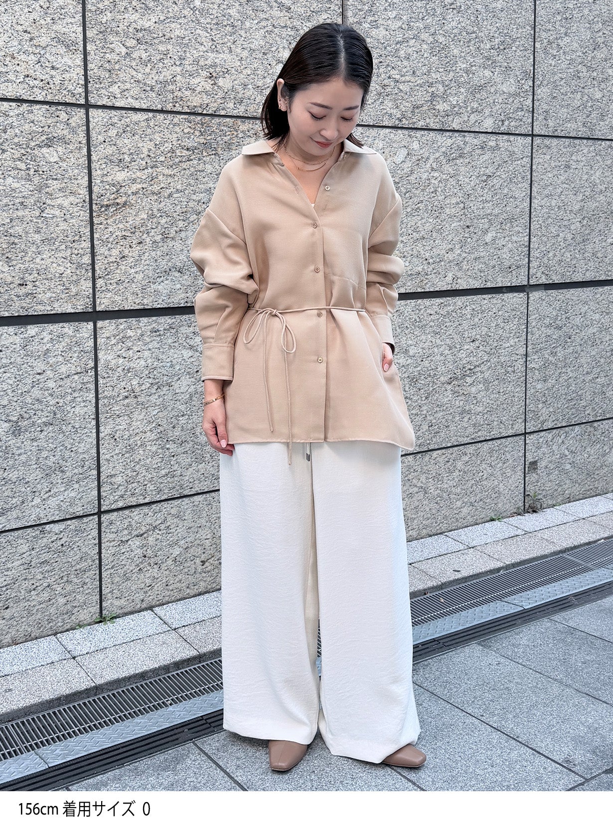 rジョーゼットトラックパンツ