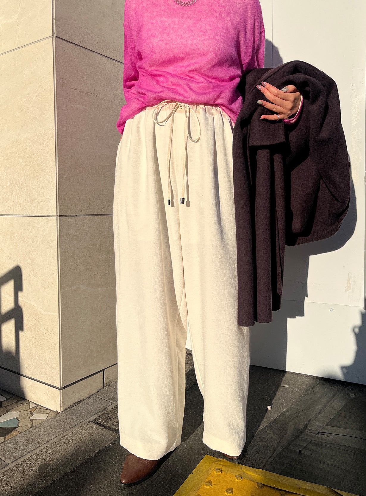 rジョーゼットトラックパンツ