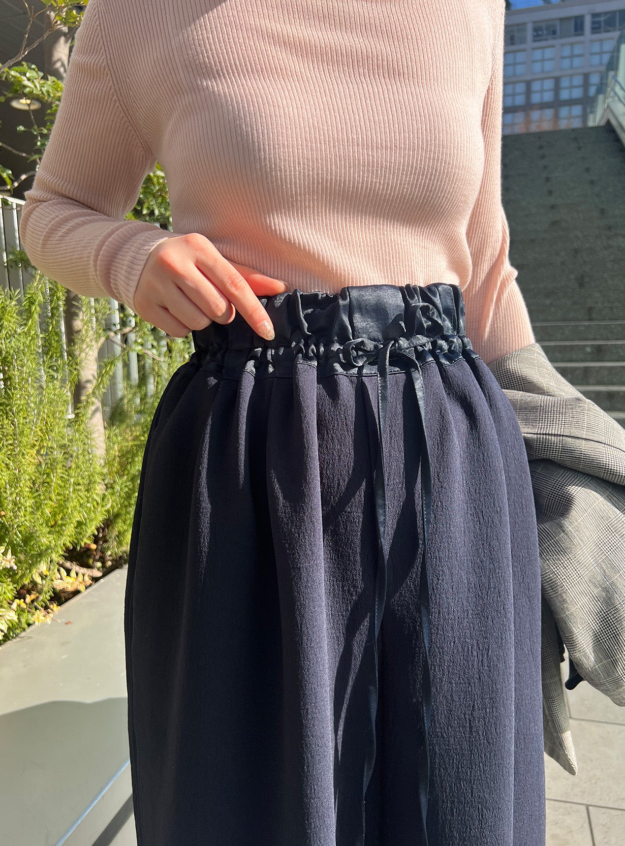 rジョーゼットトラックパンツ