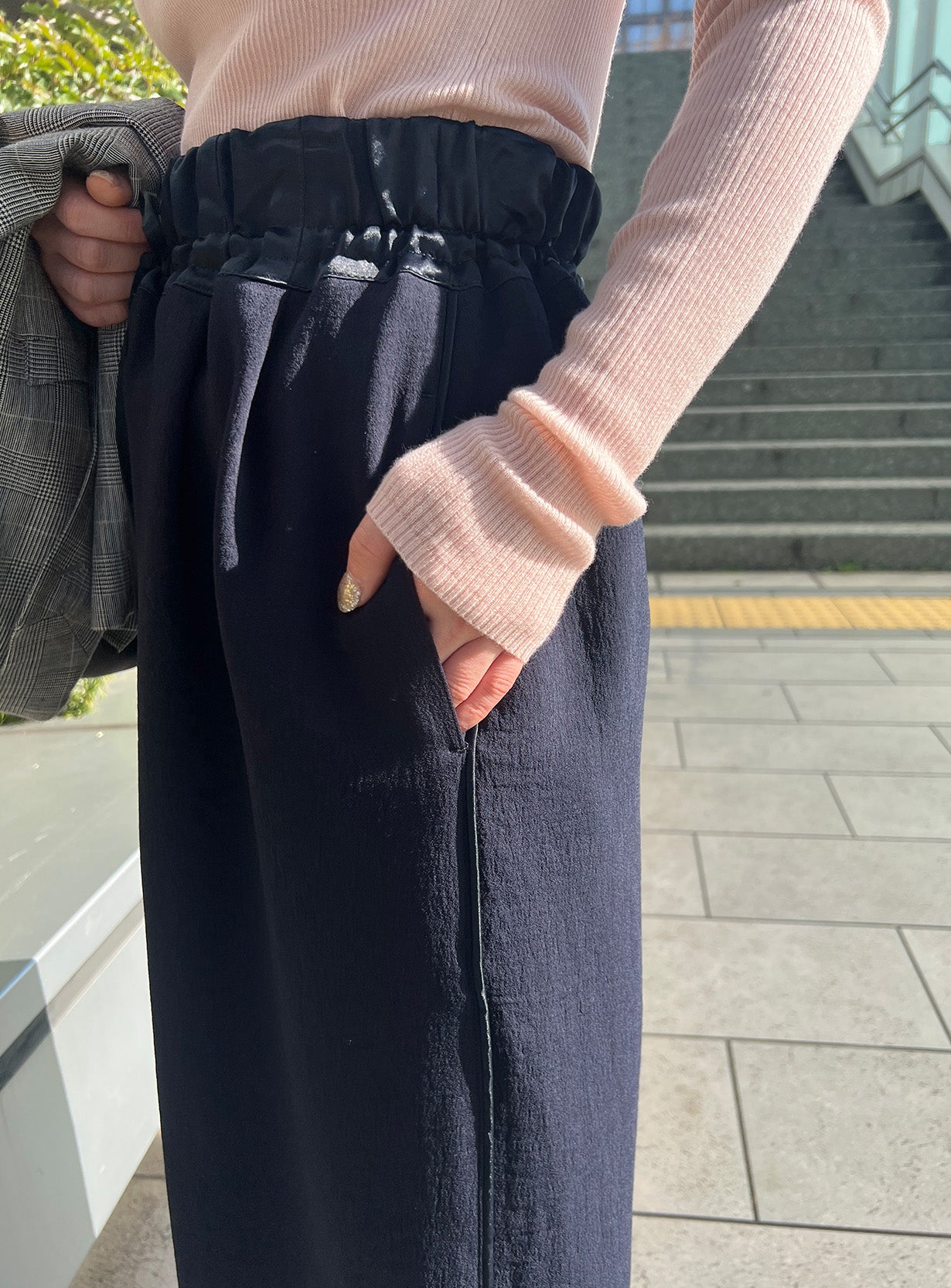 rジョーゼットトラックパンツ