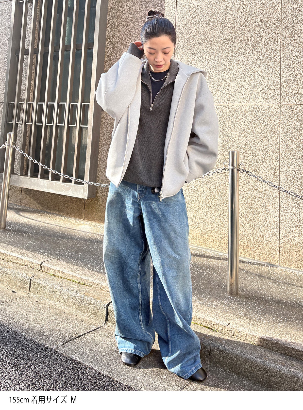 rリサイクルポリエステルフーディー