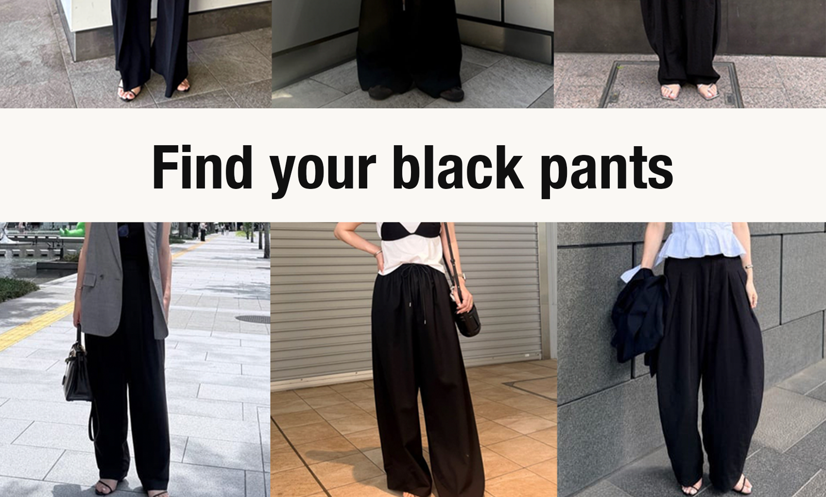 6/3 Find your black pants