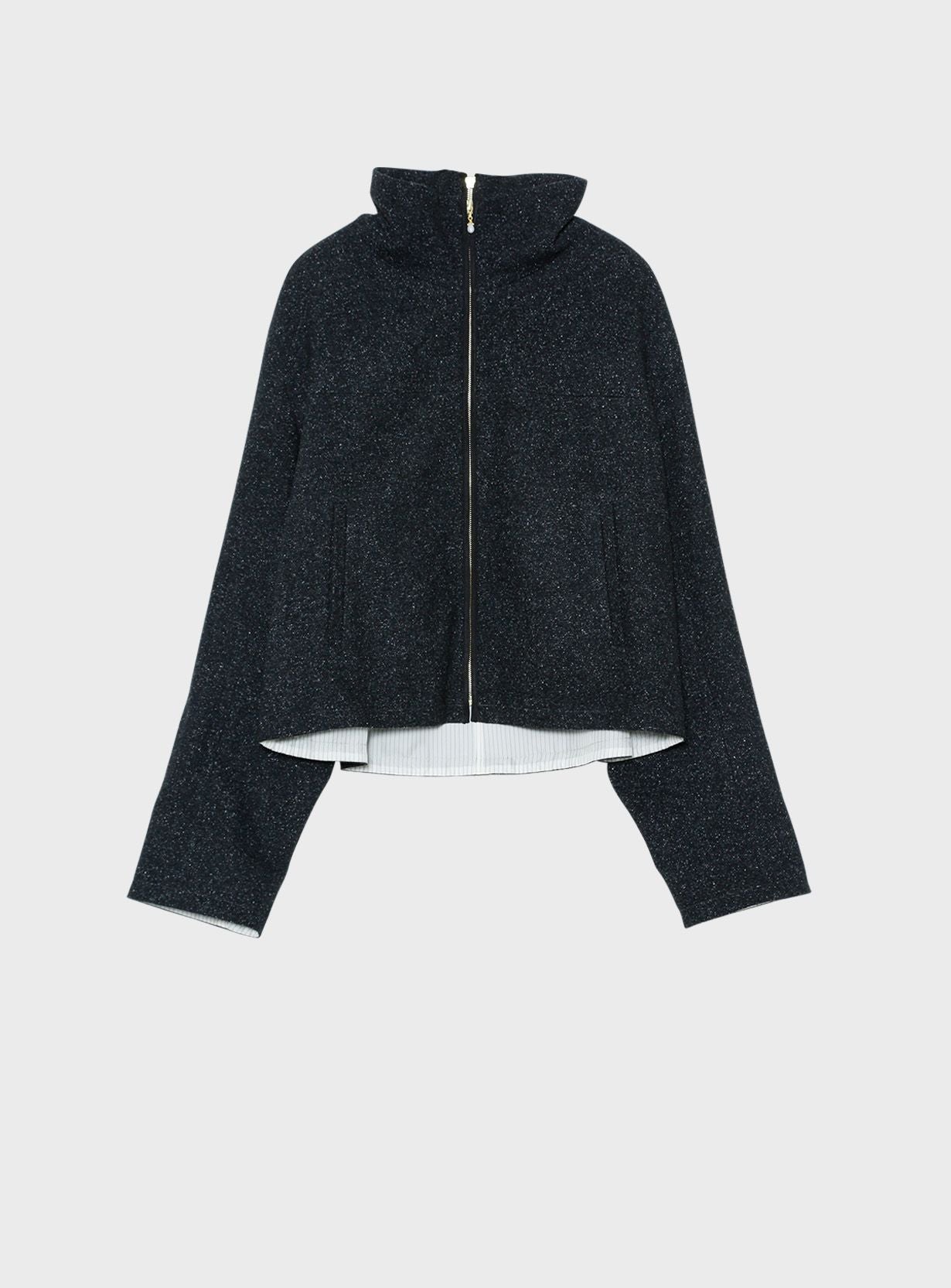 【予約商品】シルクネップジップジャケット