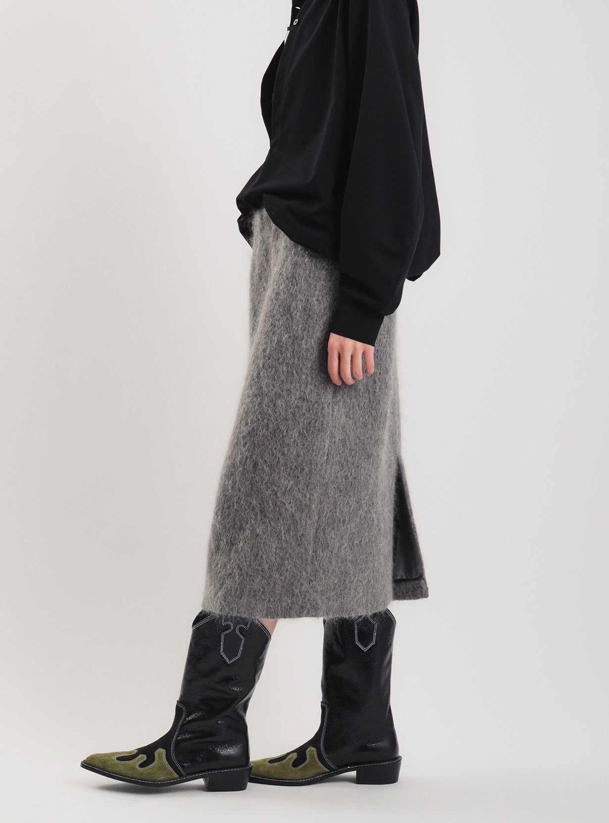 【予約商品】シャギーストレートスカート