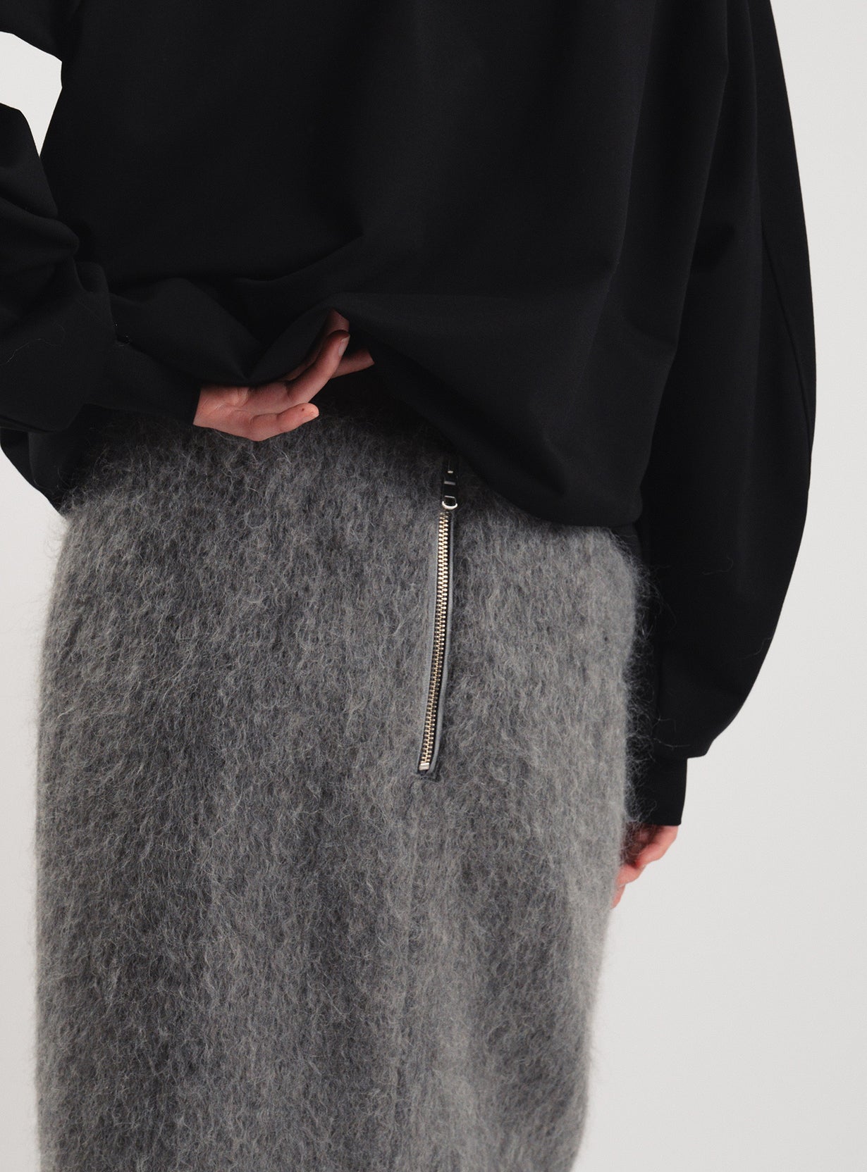 【予約商品】シャギーストレートスカート