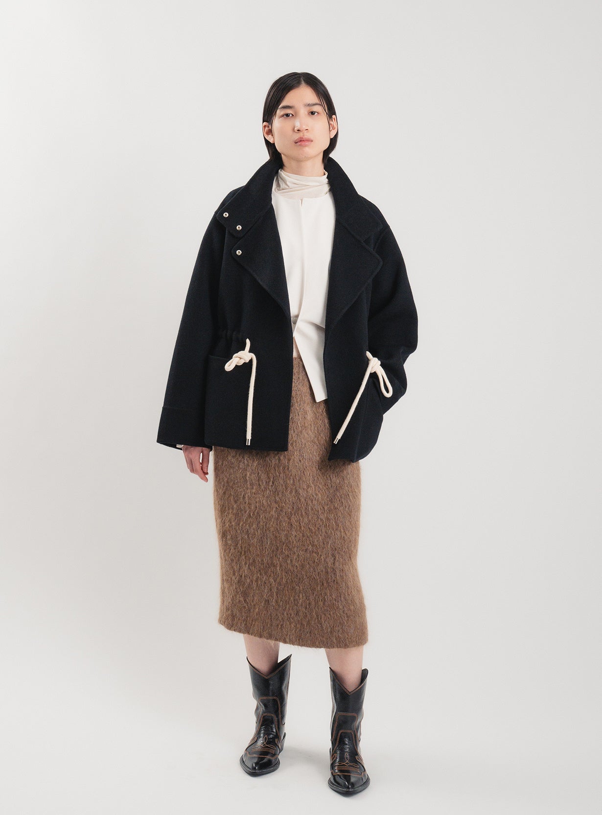 【予約商品】シャギーストレートスカート
