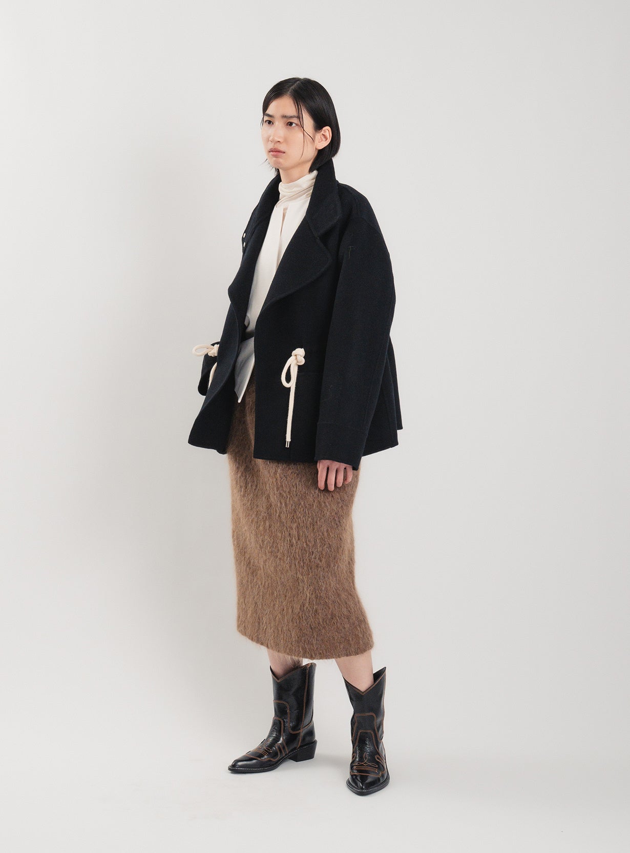【予約商品】シャギーストレートスカート