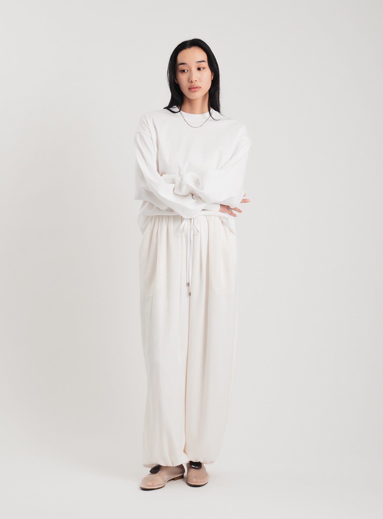 ｒベルベットギャザーパンツ