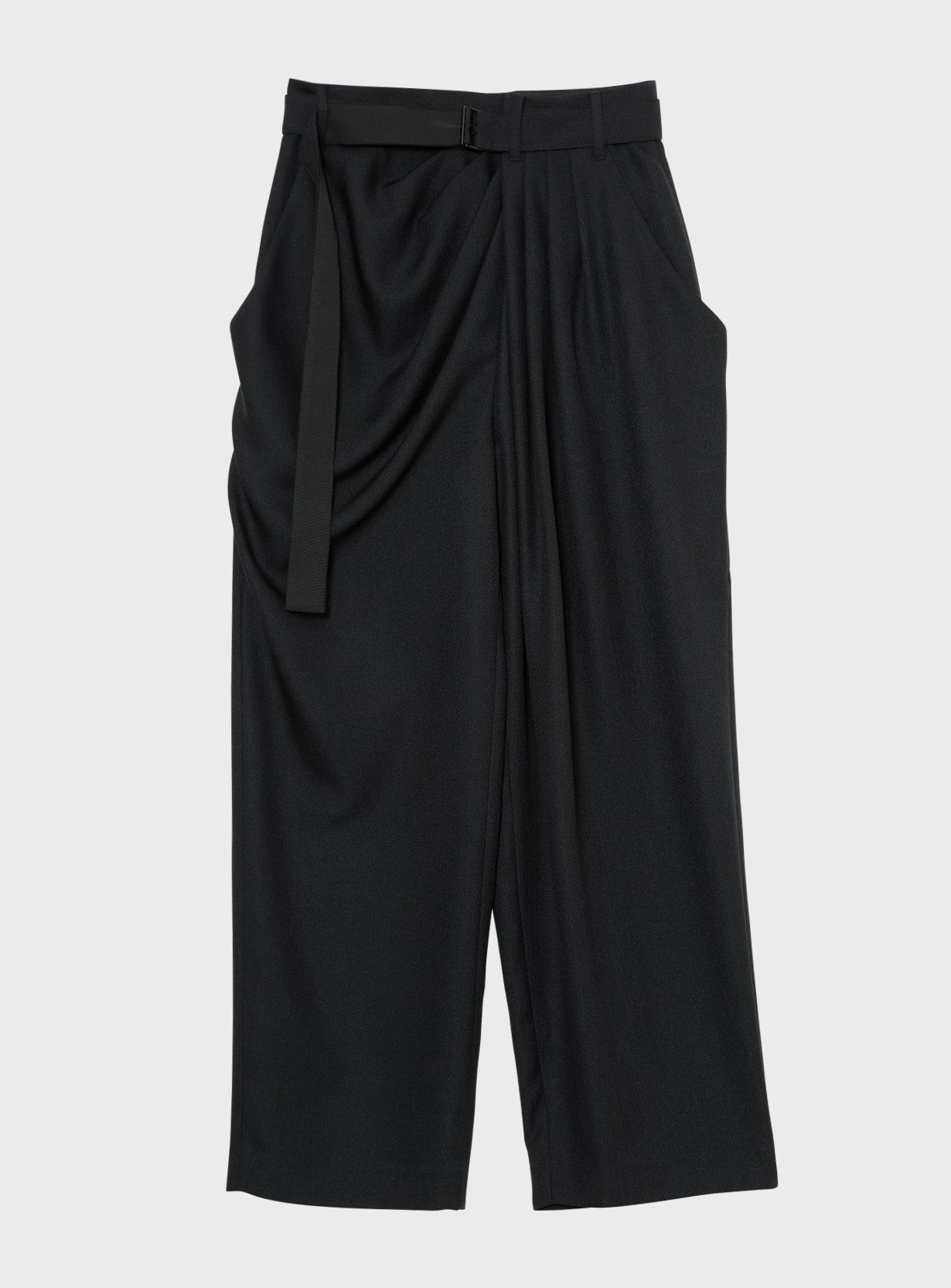 rラップドレープパンツ