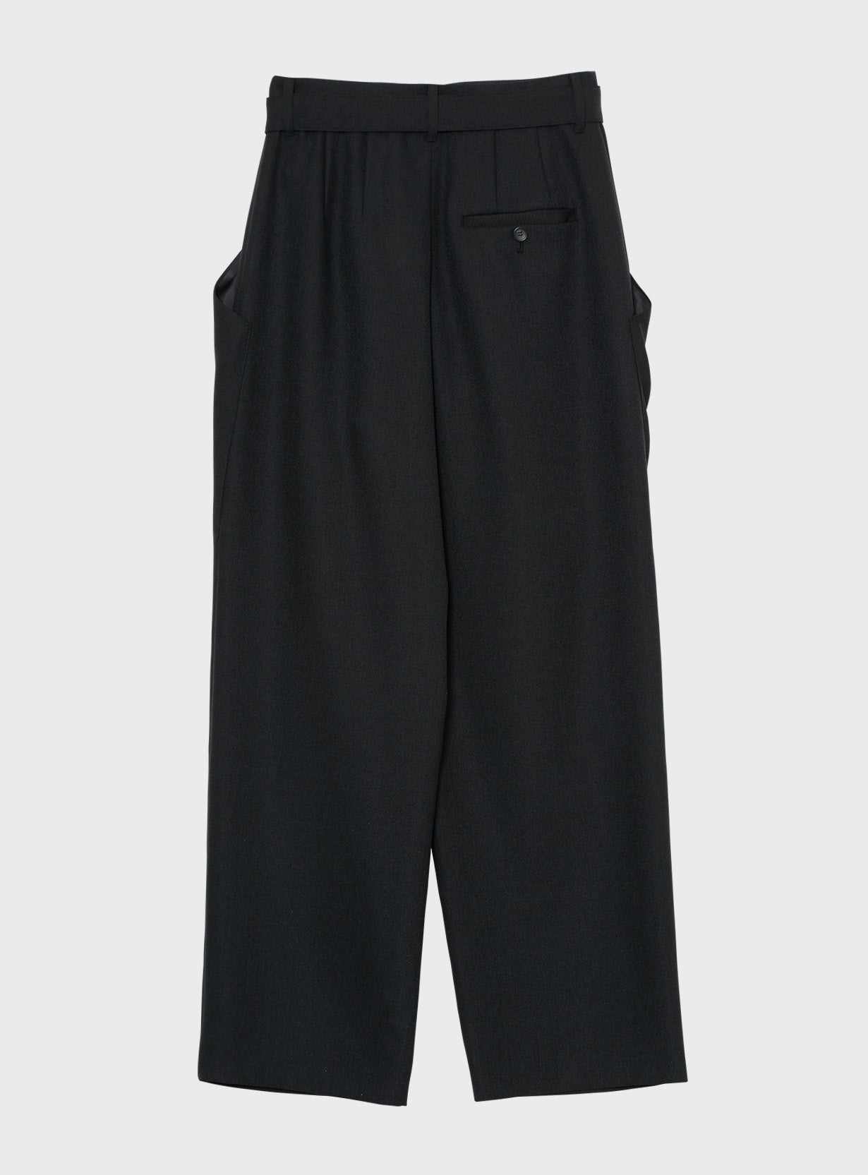 rラップドレープパンツ