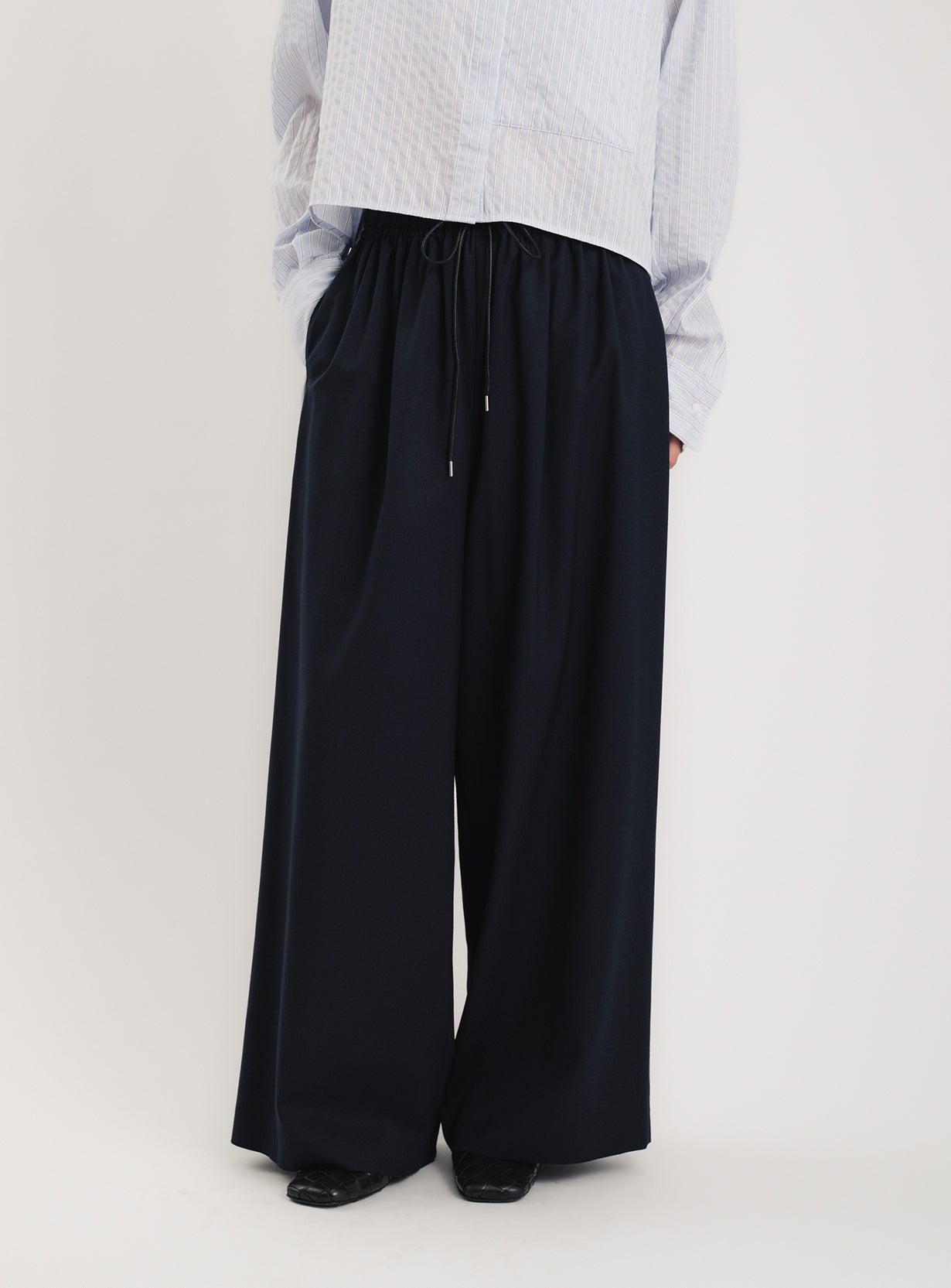 追加販売】ギャザーイージーワイドパンツ