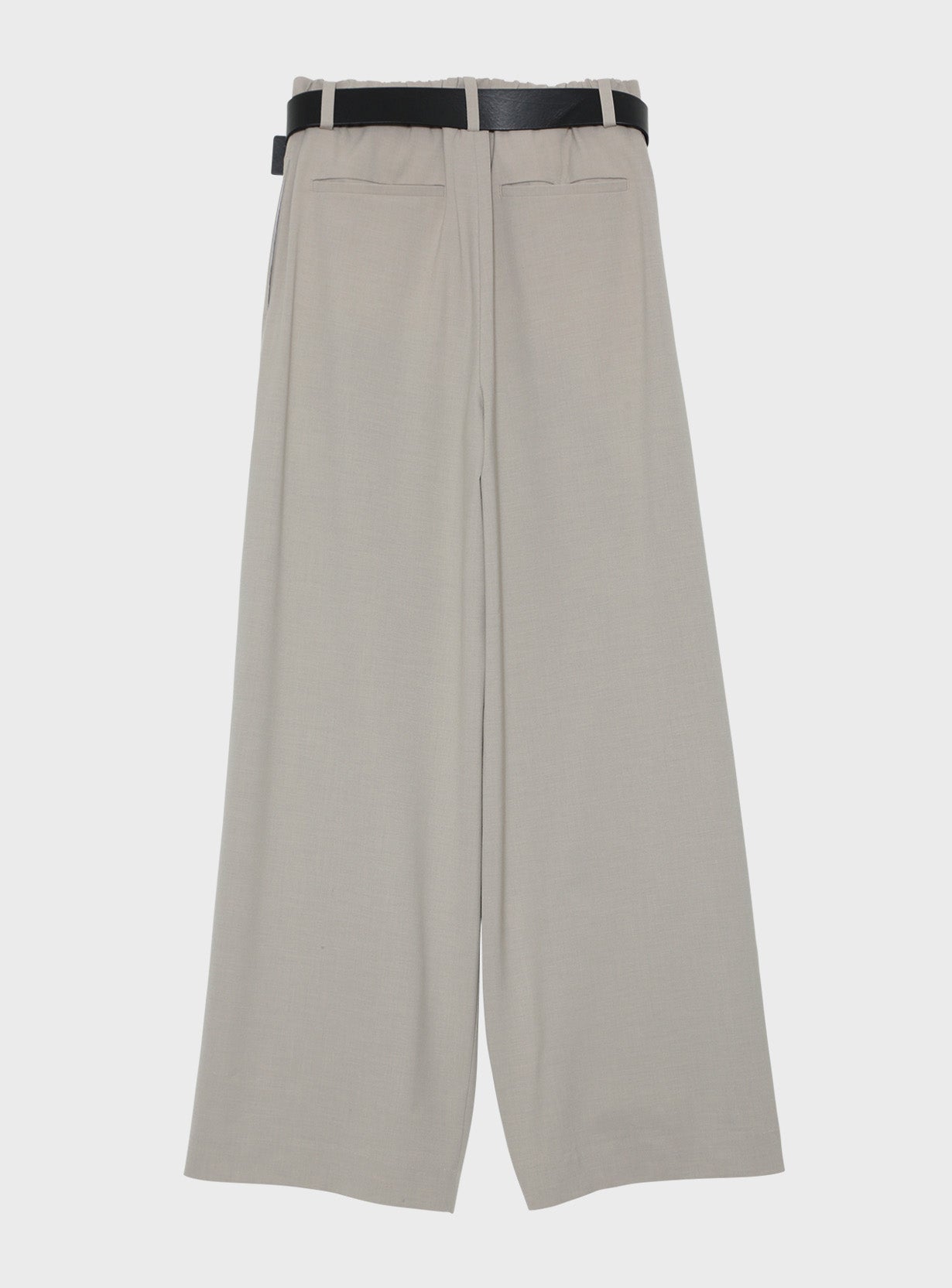 【予約商品】ベルトオーバーレイタックパンツ