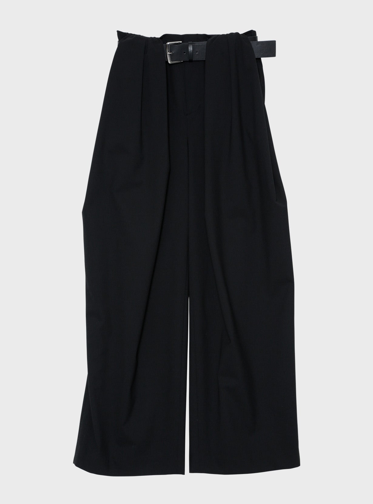 【予約商品】ベルトオーバーレイタックパンツ