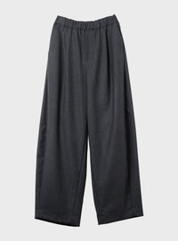 【予約商品】フラノイージーバレルパンツ