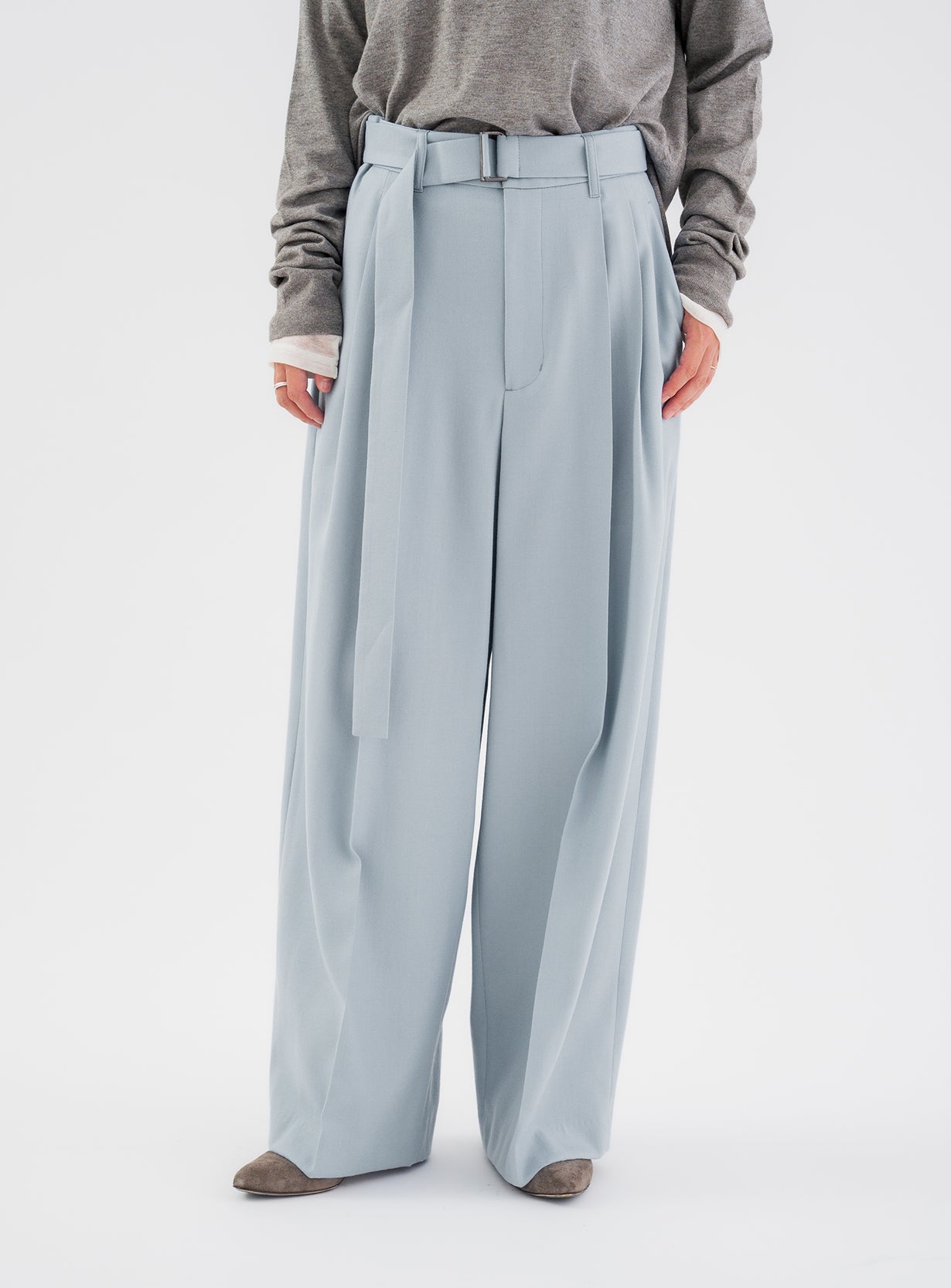 ｒフラノワイドレッグパンツ